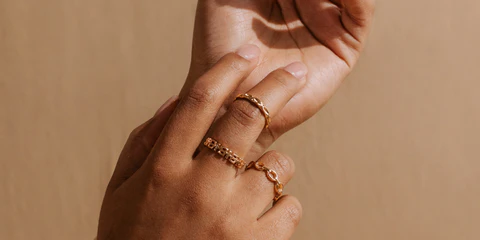 Pair of Hands with Rings Pair of Hands with Rings