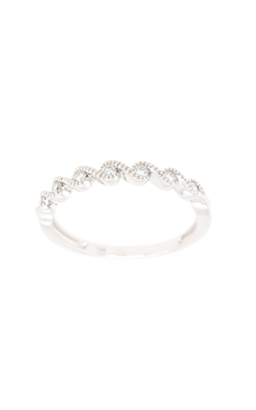 Wedding Band – 14K White Gold Diamond (0.17ct) AG131 | Asba