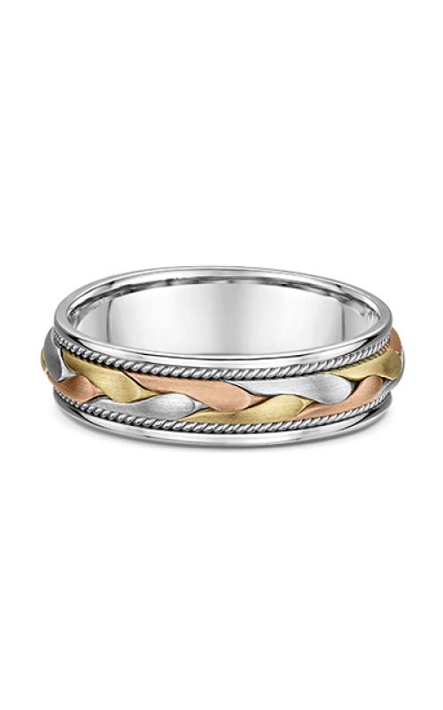 Wedding Band – 14K Rose Gold, 14K White Gold, and 14K Yellow Gold 150A05 | Dora