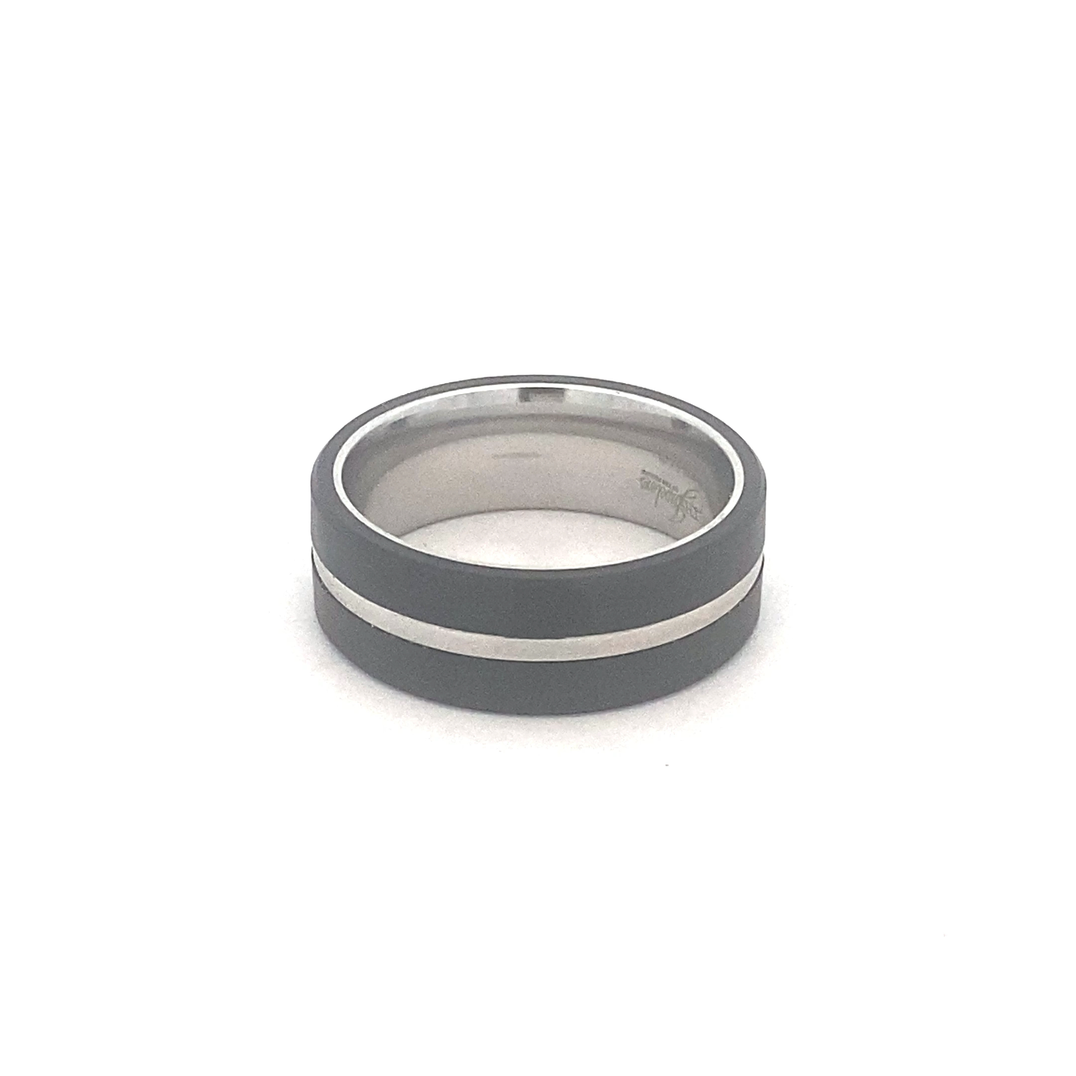 Heavy Stone Wedding Band 822F188-8.5 Heavy Stone Wedding Band 822F188-8.5