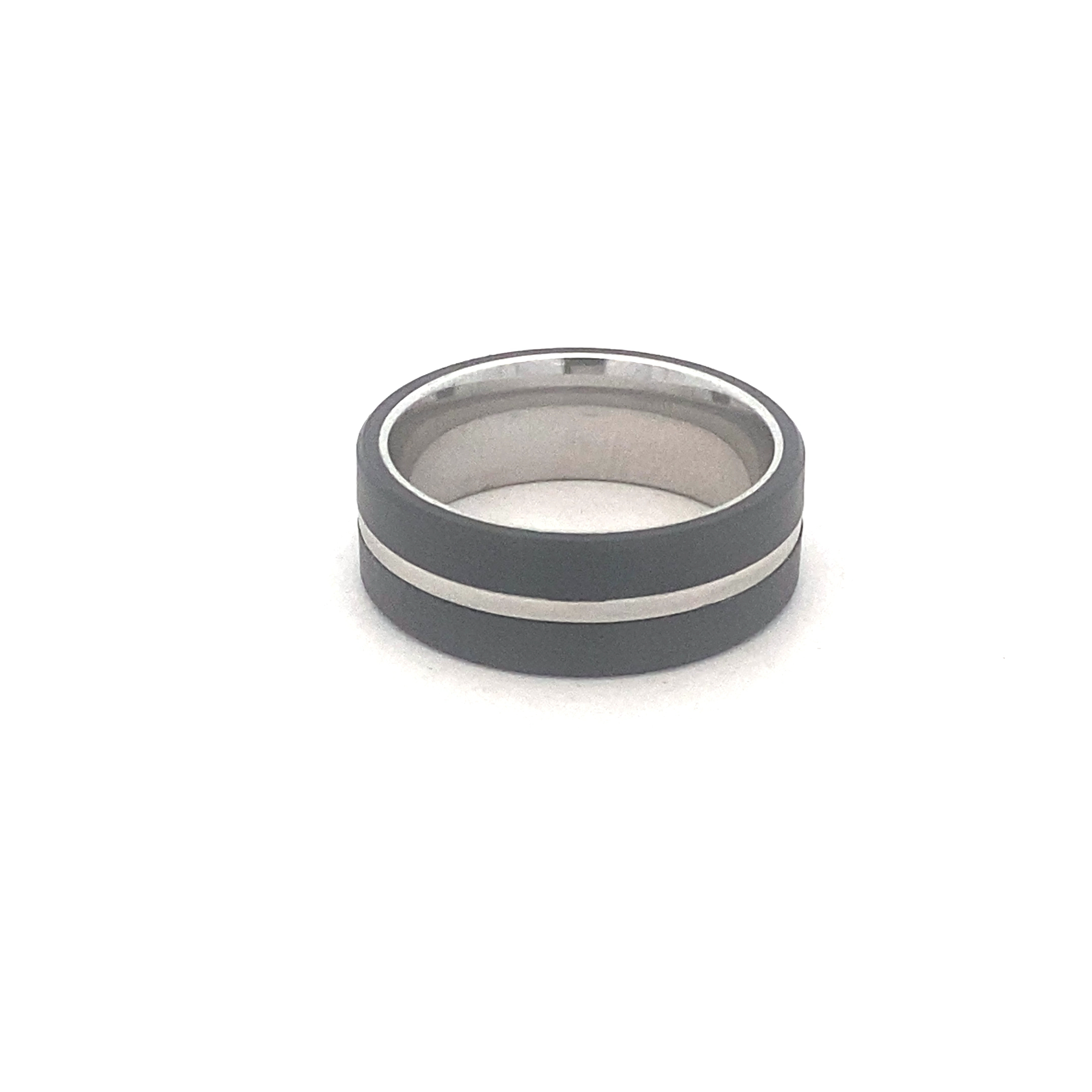Heavy Stone  Wedding Band 8CCF188-12