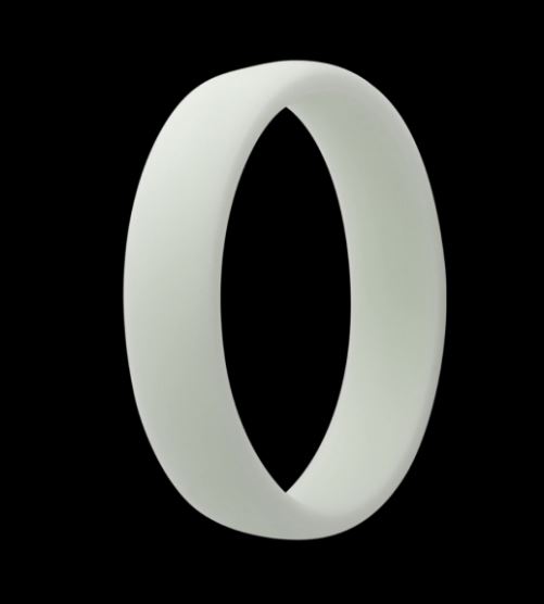 Heavy Stone  Wedding Band K7S111:WH