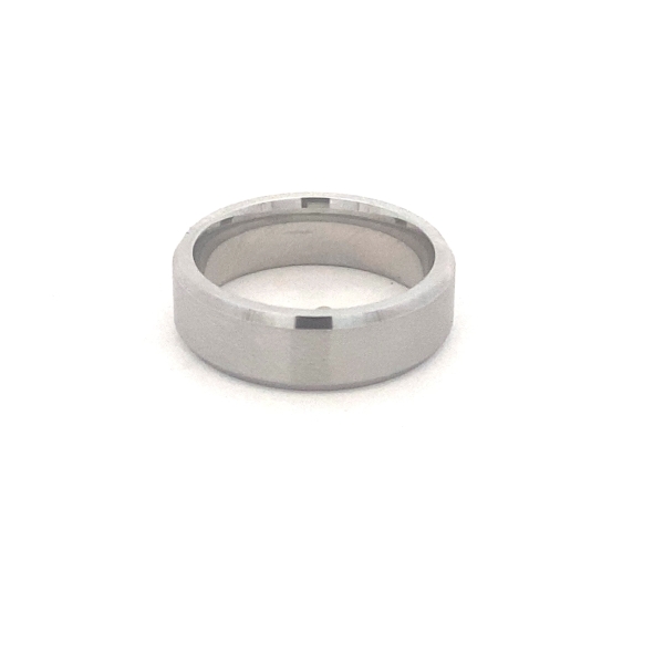 Heavy Stone  Wedding Band C107-9.25
