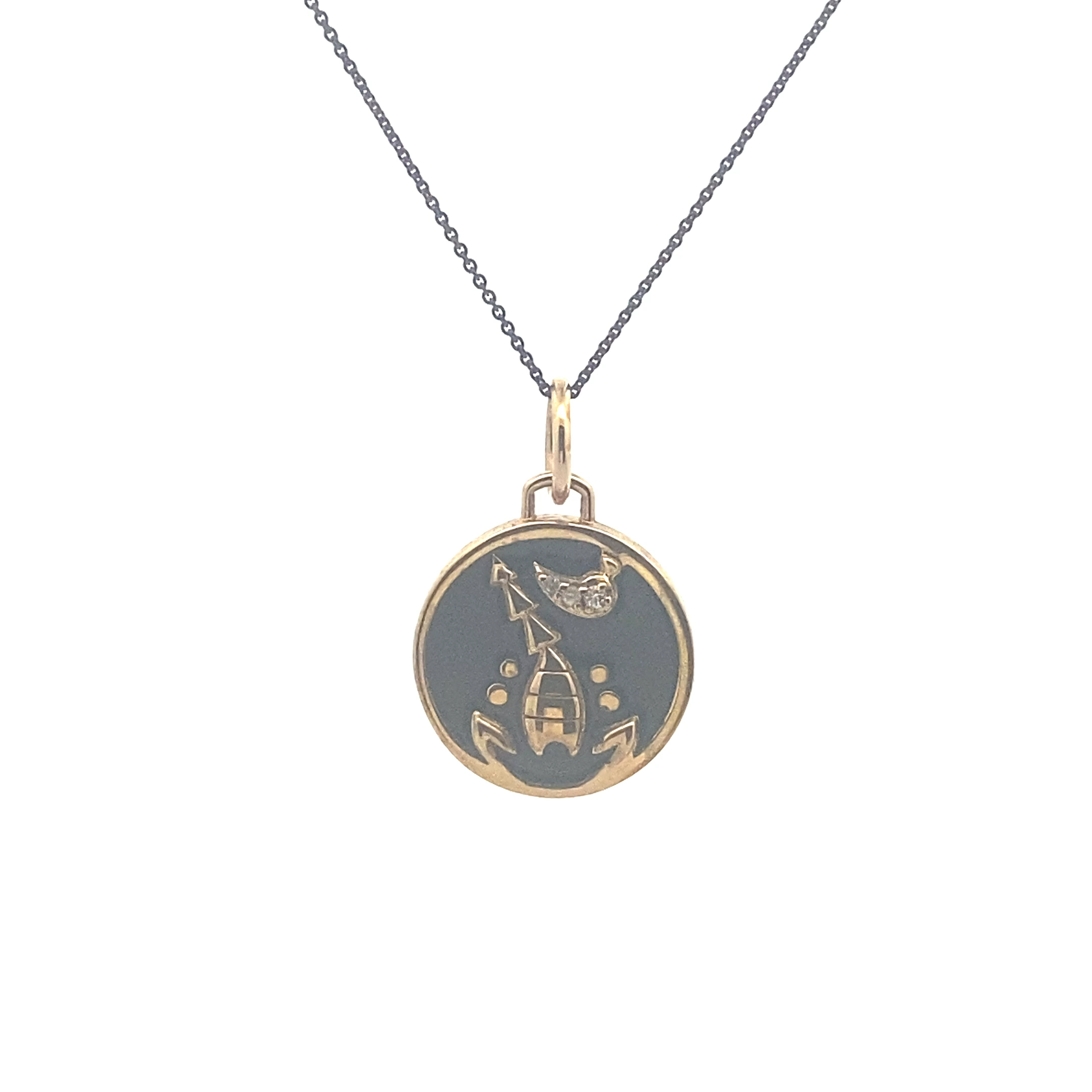 Monica Rich Kosann Necklace VL-SCORPIO-STEEL Monica Rich Kosann Necklace VL-SCORPIO-STEEL