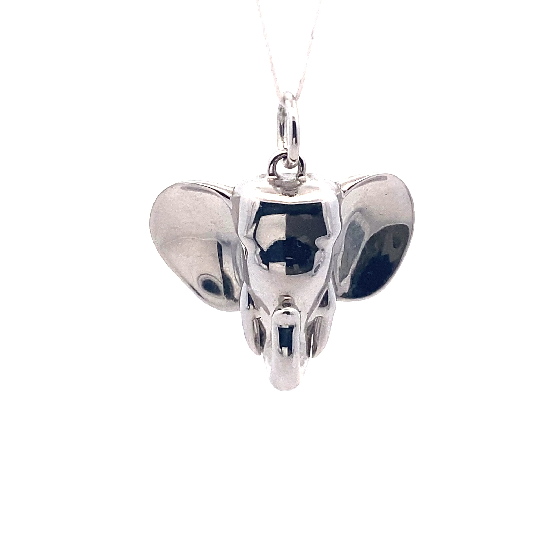 Monica Rich Kosann Necklace CH-Elephant-Head-SS Monica Rich Kosann Necklace CH-Elephant-Head-SS