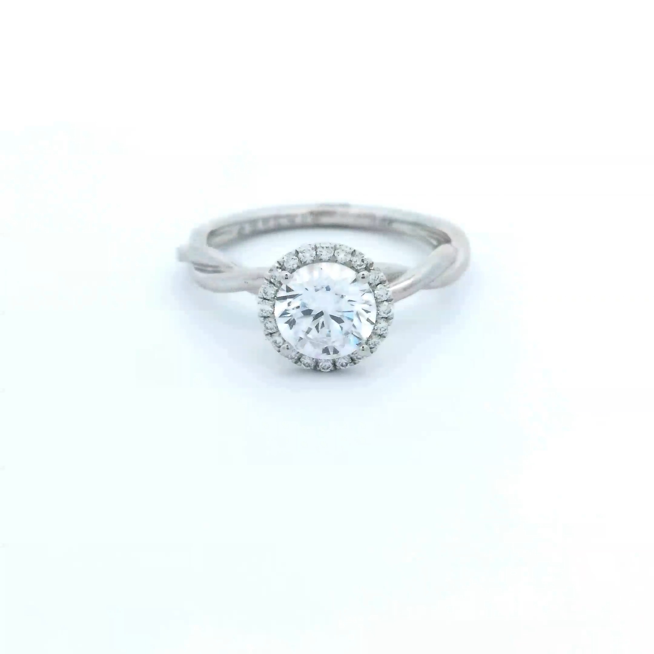 Sylvie  Engagement Ring S1724-10A4W10RR-SHSH