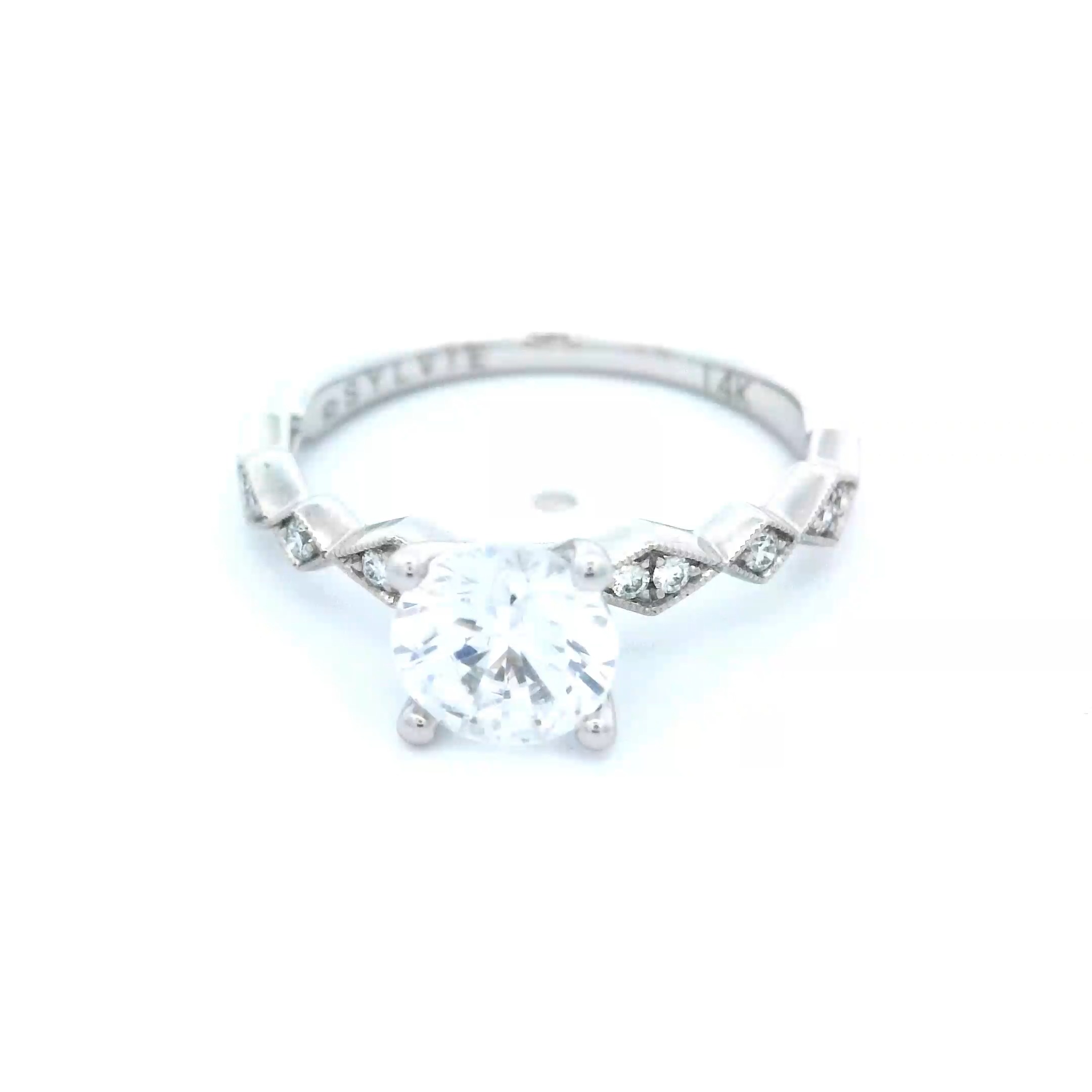 Sylvie  Engagement Ring S2579-012A4W10R