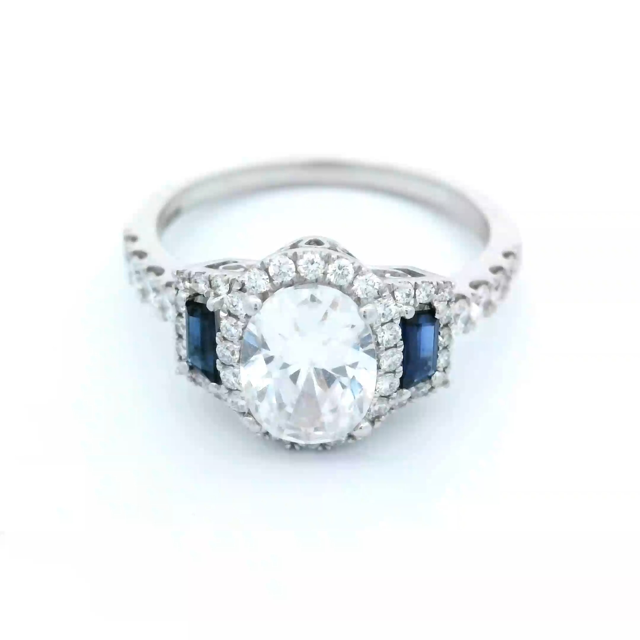 Sylvie Engagement Ring S4109S-74A4W10O Sylvie Engagement Ring S4109S-74A4W10O