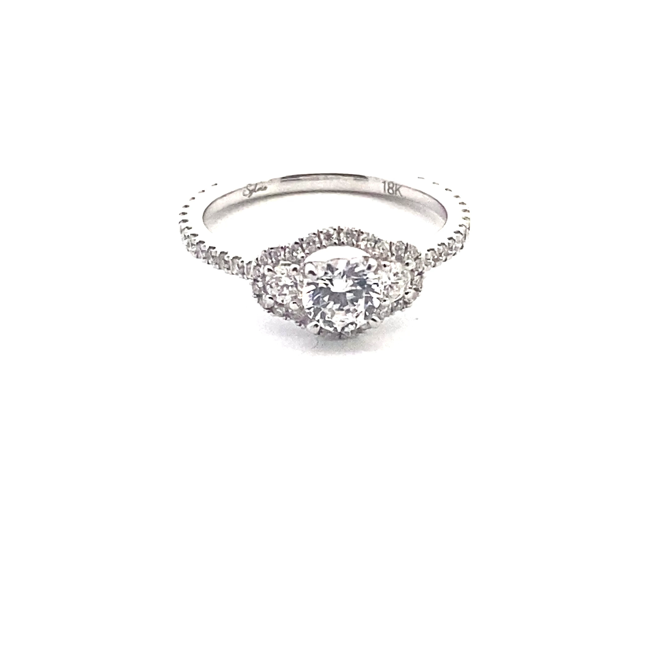 Sylvie Engagement Ring SY3945-0058A8W Sylvie Engagement Ring SY3945-0058A8W