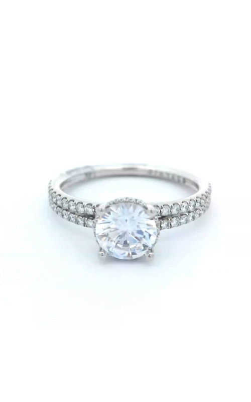 Engagement Ring – 14K White Gold Round CZ (0.37ct) S1973-037A4W10R | Sylvie