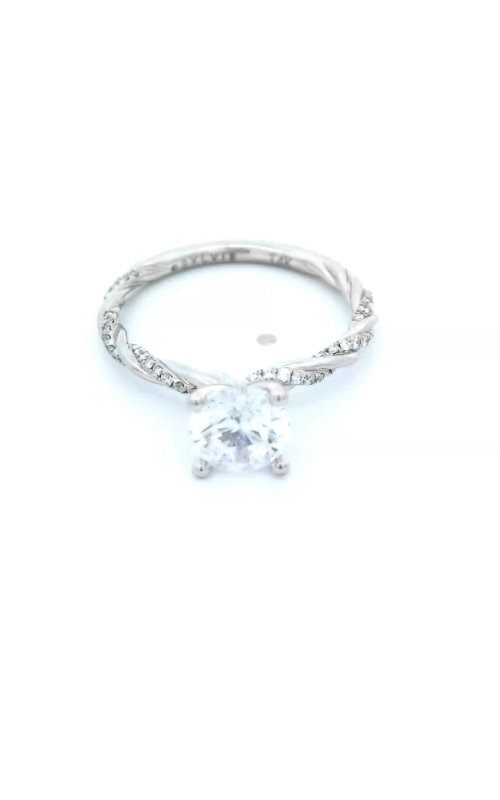 Engagement Ring – 14K White Gold Round CZ (0.15ct) S1975-015A4W10R | Sylvie