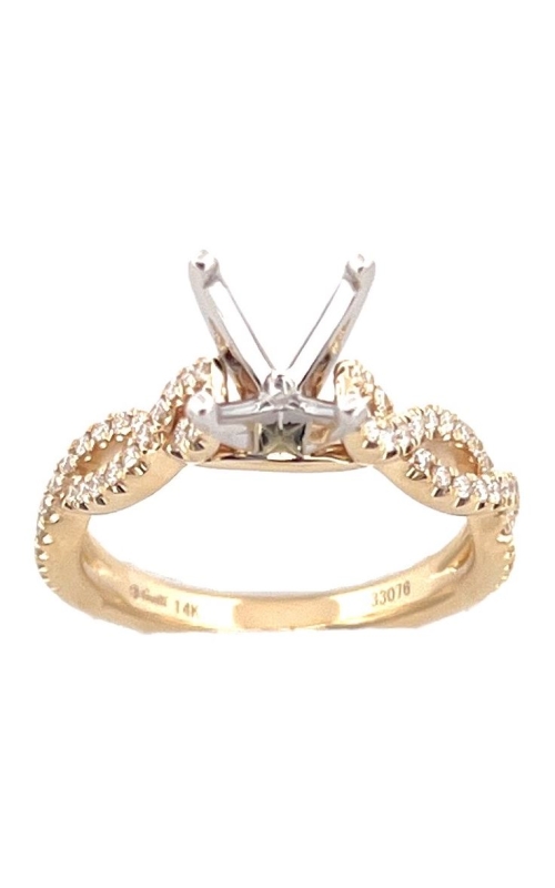 Engagement Ring – 14K Yellow Gold Round Diamond VY1418RA | Venetti