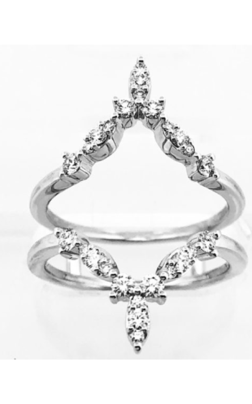 Wedding Band – 14K White Gold VW1361BA | Venetti