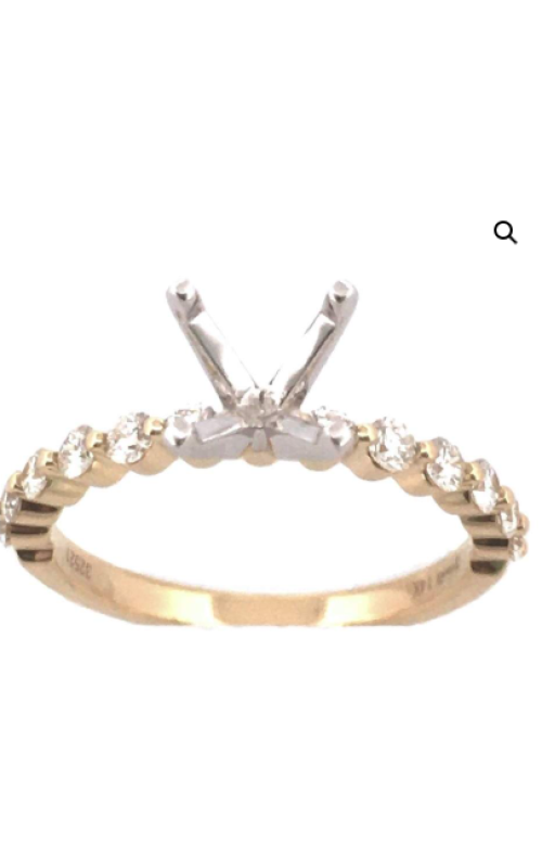 Engagement Ring – 14K Yellow Gold Round Diamond VY1160RA | Venetti