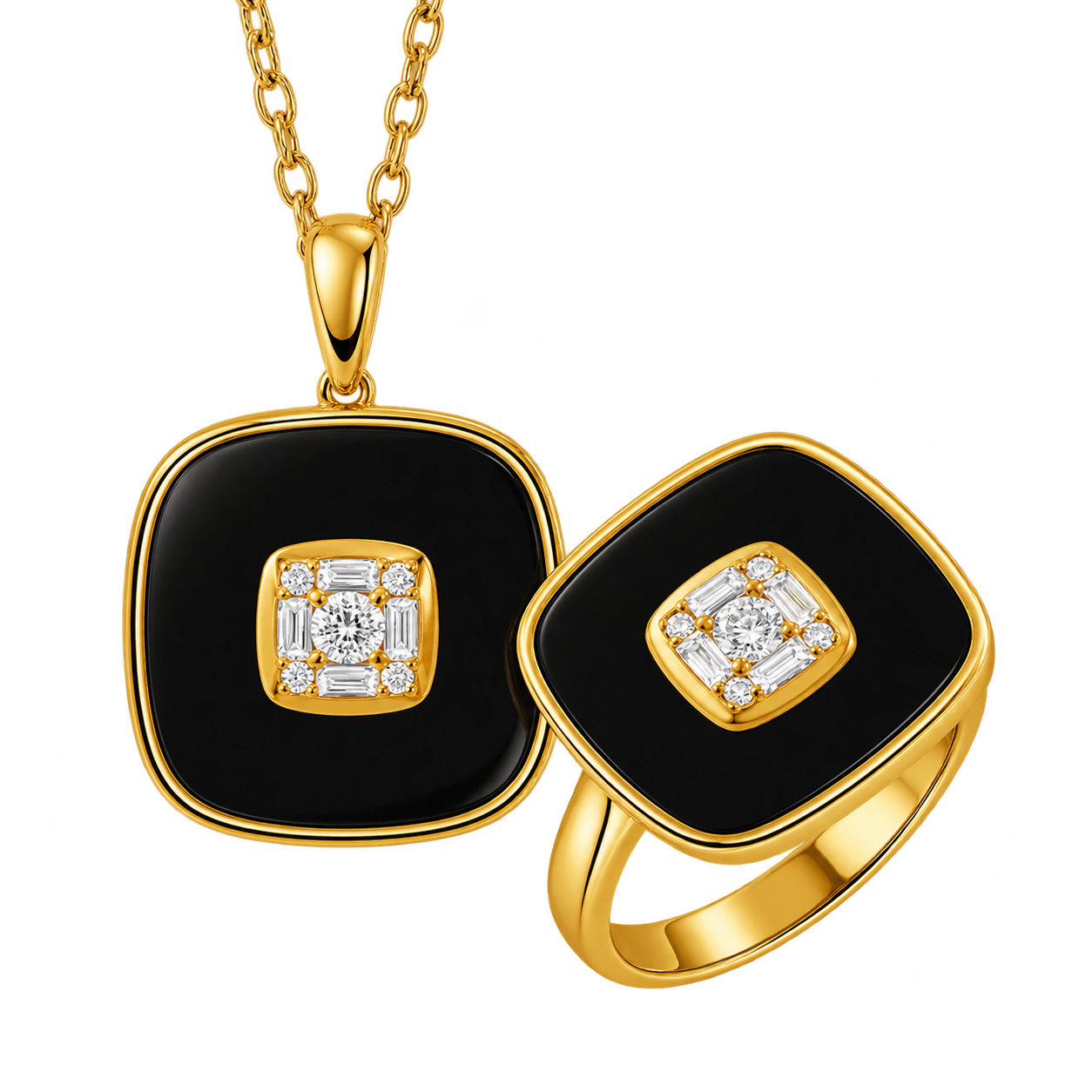 Image title Black Onyx & Diamonds