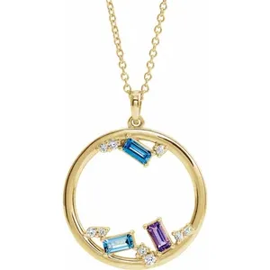 Image title Custom circle pendant — components and detail