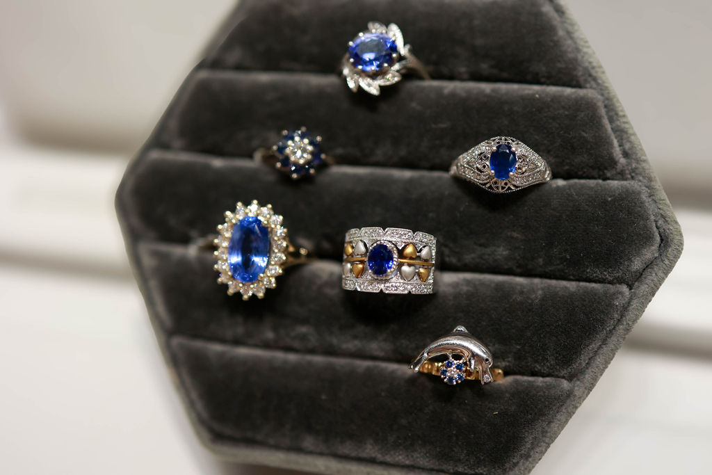 Vintage sapphire rings