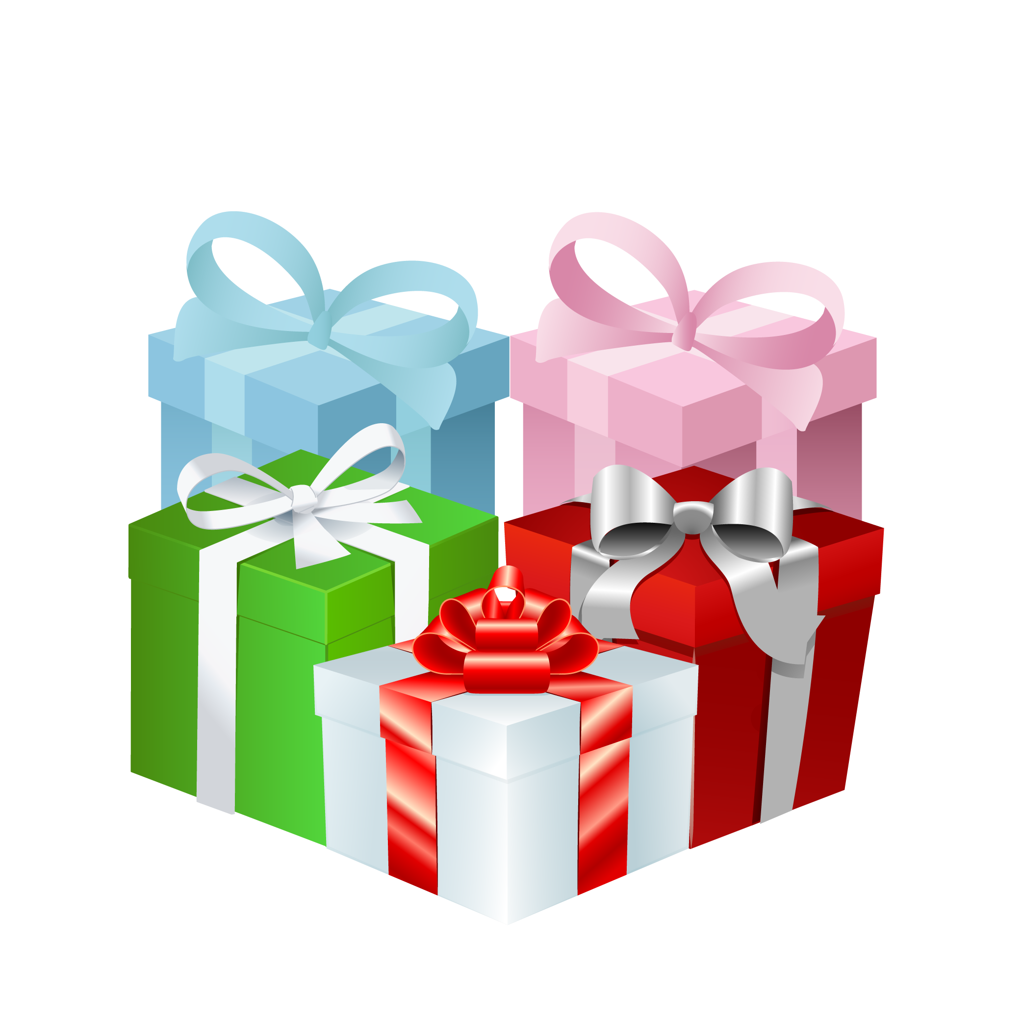 Wrapped presents under tree